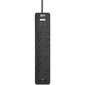 APC PH12U2 12-Outlet SurgeArrest Home/Office Series Surge Protector with 2 USB Ports, 6ft Cord