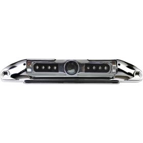 BOYO Vision VTL400CIR Bar-Type 140deg License Plate Camera with IR Night Vision & Parking-Guide Lines (Chrome)