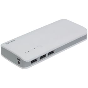 Manhattan 180252 10,000-mAh Rubber-Coated Power Bank