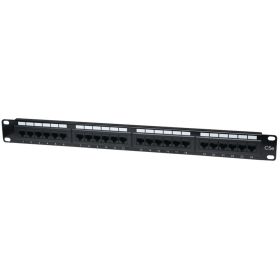 Intellinet Network Solutions 513555 CAT-5E UTP Patch Panel, 24 Port, 1U