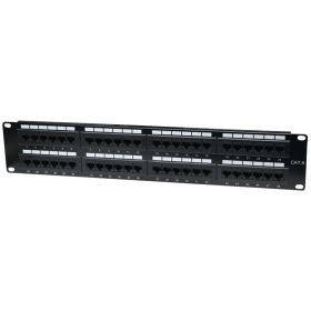 Intellinet Network Solutions 560283 CAT-6 UTP Patch Panel, 48 Port, 2U