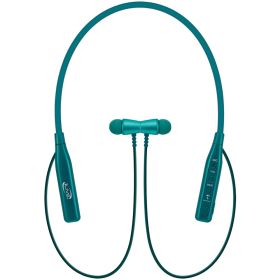 iLive IAEB109TL Bluetooth In-Ear Earbuds with Microphone and Bendable Neck (Teal)