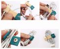 [Lucky] 4pcs Earphone Cable Winder USB Cord Organizer