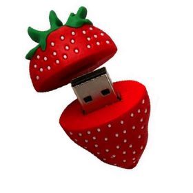 Lovely Cute Strawberry USB 2.0 Flash Drive Memory Stick/Disk 16GB Red