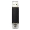 16GB Double Plug Cellphone/PC USB Flash Drive Dual-Purpose Memory Stick Black
