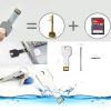 Waterproof Metal Key Shape USB Flash Drive 8 GB/ Data Storage  Silver