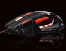 Fashion BLACK E-sports Game Wired Mouse 2.4GHz USB Computer Wired Mouse