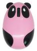 New 2.4 GHz Optical Mouse Lovely Creative Panda Computer Mice PINK
