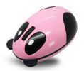 New 2.4 GHz Optical Mouse Lovely Creative Panda Computer Mice PINK