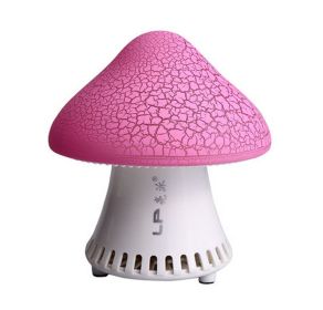USB Mini Desktop Computer Laptop Speaker Fashion Mushroom Speaker PINK