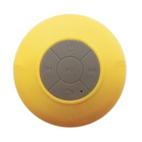 Portable Waterproof Wireless Bluetooth Speaker with built in speakerphone Yellow