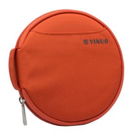 Video Media Organize/Case CD/DVD Storage Boxes CD Wallet Holder Roundness Orange