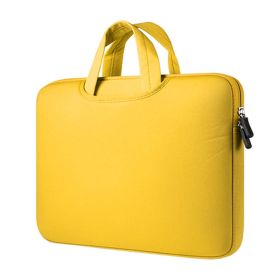 15.6" Laptop Bag Computer Notebook Sleeve Bags with Handle for Women, Yellow