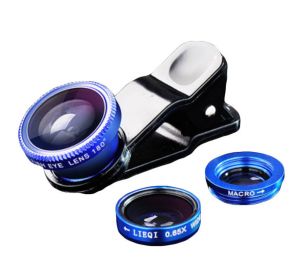 Universal External Effects Of Mobile Phone Accessories Camera--Clip Blue