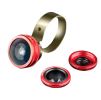 Universal External Effects Of Mobile Phone Accessories Camera--Metal Red