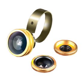 Universal External Effects Of Mobile Phone Accessories Camera--Metal Golden