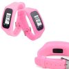 Pedometer for Walking Step Counter Sports Watches Fitness Trackers Fit Band Pink
