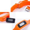 Pedometer for Walking Step Counter Sports Watches Fitness Trackers Band Orange