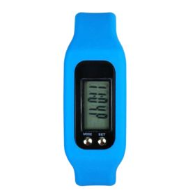 Pedometer for Walking Step Counter Sports Watches Fitness Trackers Fit Band Blue