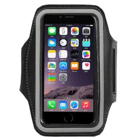 Running Sports Armband Case cover for Cell-Phone with 4.9-6 Inch Screen,Black