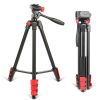 Zomei T90 Portable Tripod with Phone Clip and Bluetooth Remote Black & Red