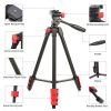 Zomei T90 Portable Tripod with Phone Clip and Bluetooth Remote Black & Red