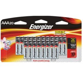 Energizer MAX AAA 20 Pack