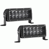 SALE - RIGID Industries SAE Compliant E-Series 6" Light Bar - Pair - Black