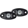 SALE - RIGID Industries A-Series Black High Power LED Light - Pair - Red