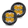 SALE - RIGID Industries 360-Series 4" LED Off-Road Spot Beam w/Amber Backlight - Black Housing