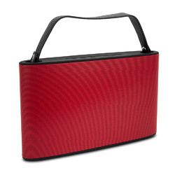 Cipe Handbag-Style Bluetooth Wireless Speaker & Powerbank, Red